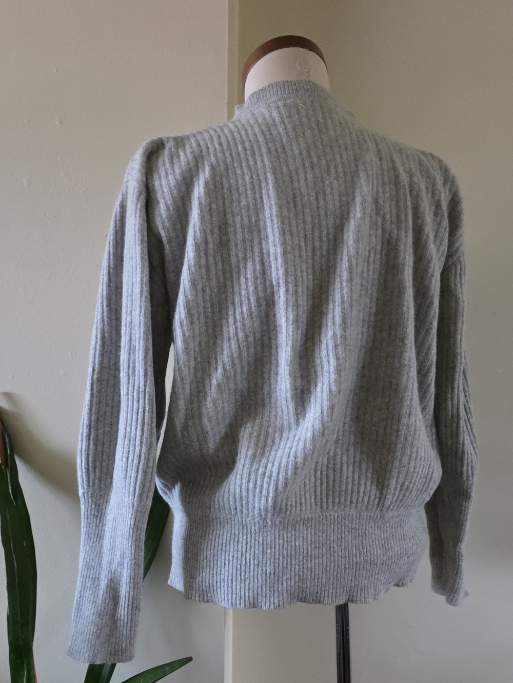Vintage RINO ROSSI Knit Lambswool & Rabbit Hair Angora Puff Sleeve Cardi - S - Picture 14 of 14